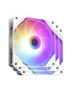 Набор вентиляторов для корпуса ID-Cooling TF-12025-PRO-ARGB Trio White Id-cooling