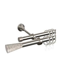 Карниз для штор АС ФОРОС Prime D16Г/16Г + наконечники Севилья Ас форос