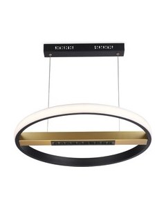 Люстра Ambrella LineTech FL51489 BK/GD