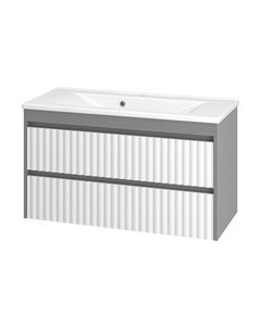 Тумба с умывальником Brevita Balaton 100 / BAL-06100-01-012Я+5004100