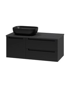 Тумба под умывальник Cargo 100 / CAR-01100-021П2Я+VS03-100К Brevita