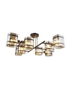 Потолочный светильник Mirastyle SX-N-8120/8 BK+FG