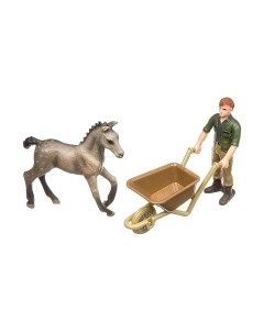 Набор фигурок игровых Yako Мир вокруг нас Животное с тачкой Н93733