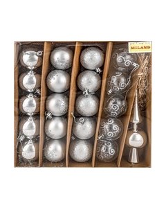 Набор шаров новогодних Miland С верхушкой / НУ-3605