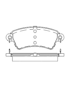 Тормозные колодки Patron PBP1370 Патрон