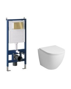 Унитаз подвесной с инсталляцией Grossman GR-4455MS+900.K31.01.000+700.K31.04.30M.30M