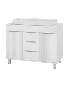 Тумба с умывальником Brevita Enfida 100 / ENF-06100-0143Я+0117