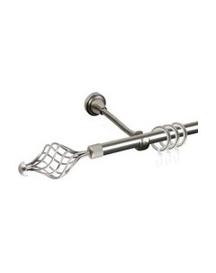 Карниз для штор АС ФОРОС Prime D16Г + наконечники Ажур Ас форос