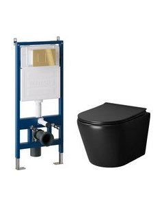 Унитаз подвесной с инсталляцией Grossman GR-4478BMS+900.K31.01.000+700.K31.04.30M.30M