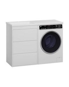 Тумба с умывальником Grafit 60 / GRA-01060-023Я+5216120 Brevita