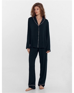 Комплект женский (жакет, брюки) в цвете зеленый бархат Mark formelle