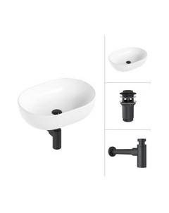 Умывальник Lauter 21836A + клапан 21190B + сифон 21635B