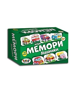 Настольная игра Мемори. Машинки / 01539 Topgame