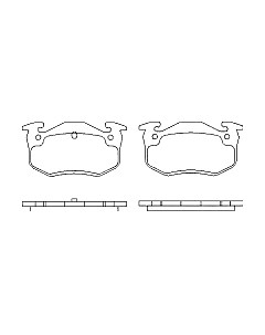 Тормозные колодки Patron PBP558 Патрон