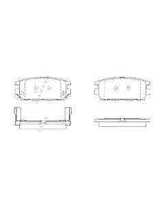 Тормозные колодки Patron PBP1507 Патрон