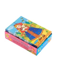 Развивающая игра Айрис-пресс Умные кубики в поддончике. Русские сказки