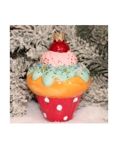 Елочная игрушка Orbital Кекс / 200-037-3