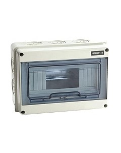 Бокс пластиковый ЩРН-ПГ 8-модульный IP65 Кс