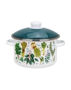 Кастрюля Эмаль Пряные травы 01-Б1614/6М