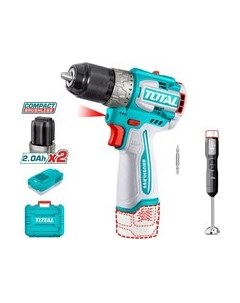 Аккумуляторная дрель-шуруповерт TOTAL TDLI16681+погружной блендер TJB047K / TCKLI1628 Total