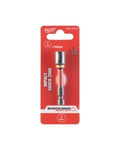 Головка слесарная Milwaukee Shockwave Hex - HEX7x65мм / 4932492437