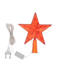Верхушка для елки Neon-Night Звезда красная 501-007 Neon-night