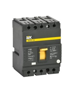 Выключатель автоматический IEK ВА 88-33 3п 50А 35кА / SVA20-3-0050 Iek