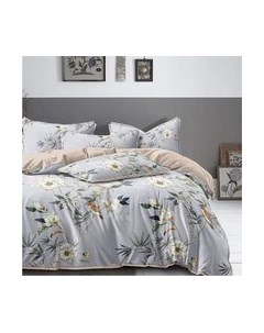 Комплект постельного белья Alleri Сатин Premium Евро Мax / СП-308