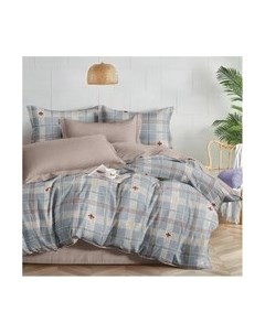 Комплект постельного белья Alleri Перкаль Elite 2сп с европростыней / Пер-143