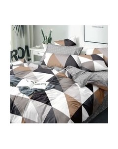 Комплект постельного белья Поплин Luxe Семейный / П-117 Alleri