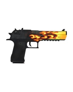 Пистолет игрушечный Desert Eagle. Легендарный. Пламя / ПД1ДЗ001 Три совы