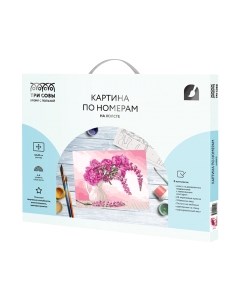 Картина по номерам Пионы и люпины / КХ_44152 Три совы