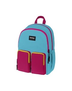 Школьный рюкзак Color Blocks Blue Fuxia / RU08101 Berlingo