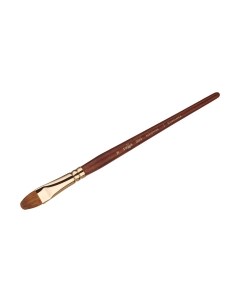 Кисть для рисования ГАММА Классика плоскоовальная №16 / 203016 Гамма