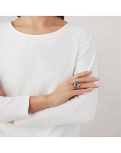 LALIQUE Кольцо-Кабошон Lustre Bronze (прозрачный коричневый) 59 Lalique crystal