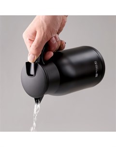 Термос-кофейник «Лавит», 1 л, 12×21 см, сохраняет тепло 20 ч, нержавеющая сталь, чёрный Take it easy