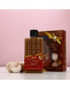 Подарочный набор косметики «Счастья в Новом году!», гель для душа 300 мл, бомбочки для ванны 4×40 г Чистое счастье