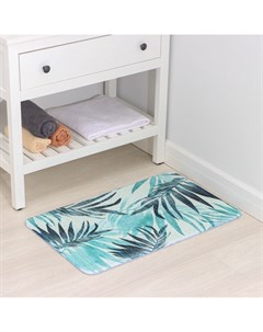 Коврик для ванной и туалета «Баунти», 50×80 см, зелёный Savanna