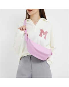 Сумка женская из искусственной кожи, 28×15 см, сиреневая Nazamok