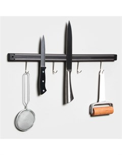 Держатель для ножей магнитный «Линия», с крючками, 51 см Доляна