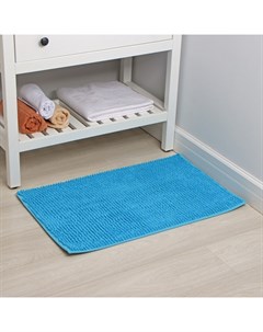 Коврик для дома «Букли», 50×80 см, голубой Доляна