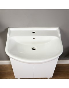 Комплект мебели для ванной: тумба «Стандарт 60», раковина «Амур 60», 600×463×860 мм, цвет белый Logro