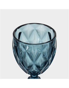 Набор бокалов «Круиз», 250 мл, набор 2 шт., стекло, синий Magistro