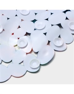 Коврик противоскользящий в ванну «Яркие рыбы», на присосках, 35×68 см Доляна