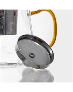 Заварочный чайник «Льдинка», 300 мл, металлическое сито, стекло Magistro