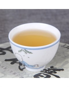 Китайский выдержанный зелёный чай "Шен Пуэр. Старое дерево", 357 г, 2014, Юньнань, блин Джекичай