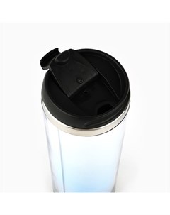 Термокружка со сменной вставкой «Градиент», 400 мл, голубой Сима-ленд