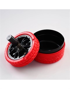 Пепельница для дома бездымная «Покрышка», для сигарет и стиков, 10×10×10 см Сима-ленд