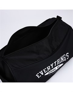 Сумка спортивная, 40 см × 24 см × 21 см, чёрная Nazamok