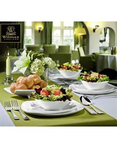 Тарелка пирожковая Wilmax Ilona, d=16.5 см, фарфор, белая Wilmax england